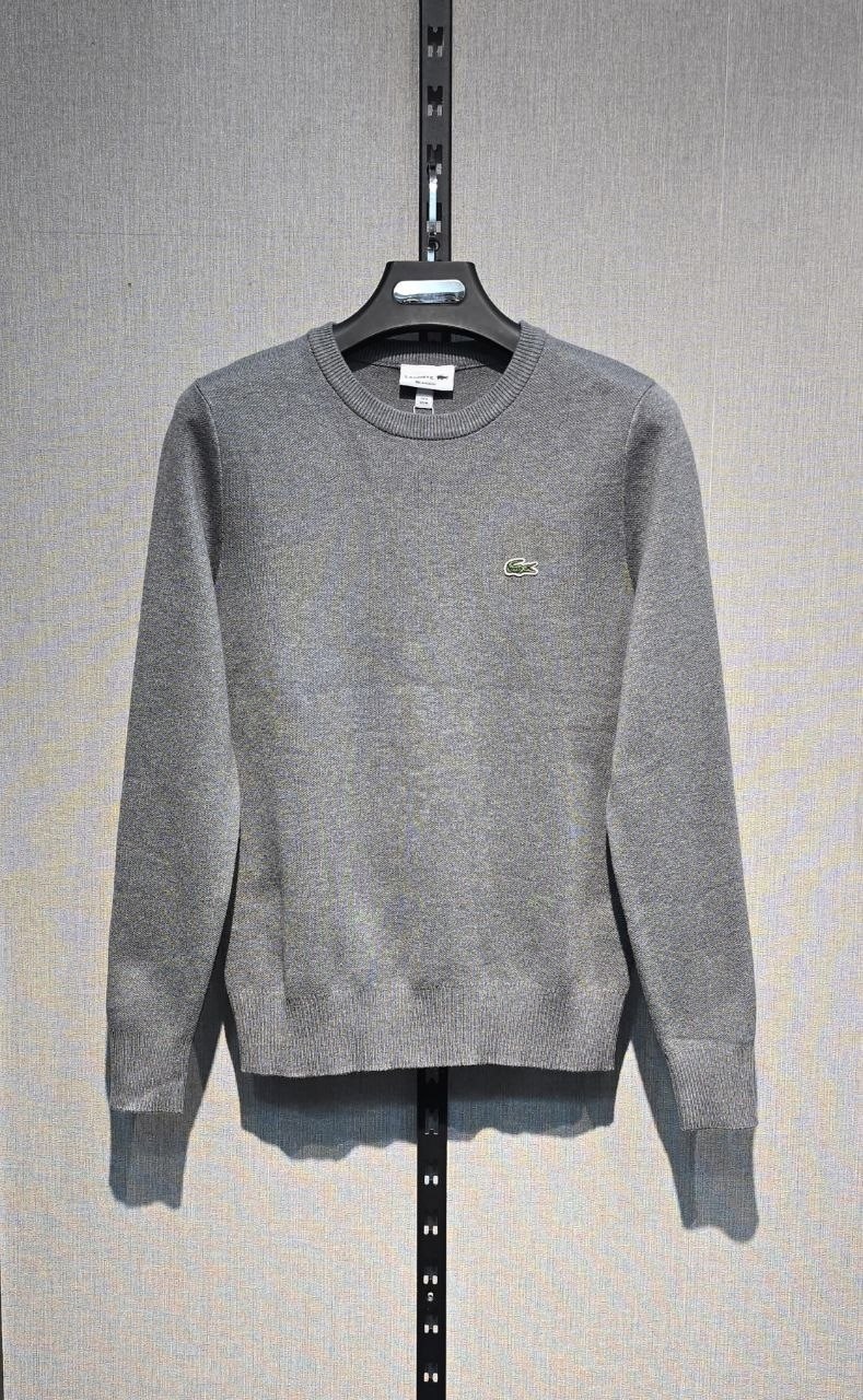 джемпер lacoste,свитер lacoste,джемпер lacoste мужской серый,мужские свитеры lacoste,мужской свитер