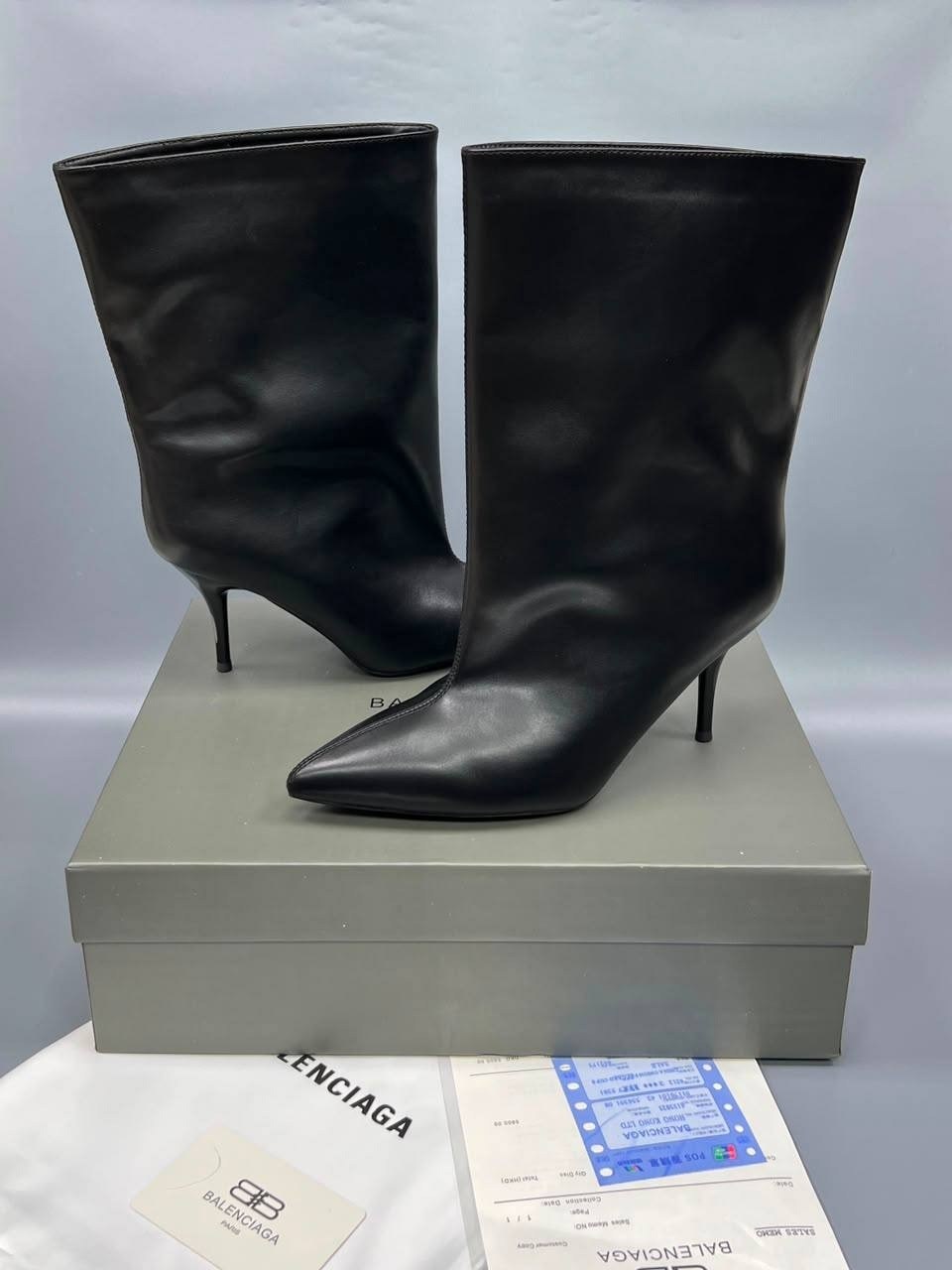 сапоги balenciaga,ботильоны balenciaga,,ботильоны женские,кожаные ботильоны