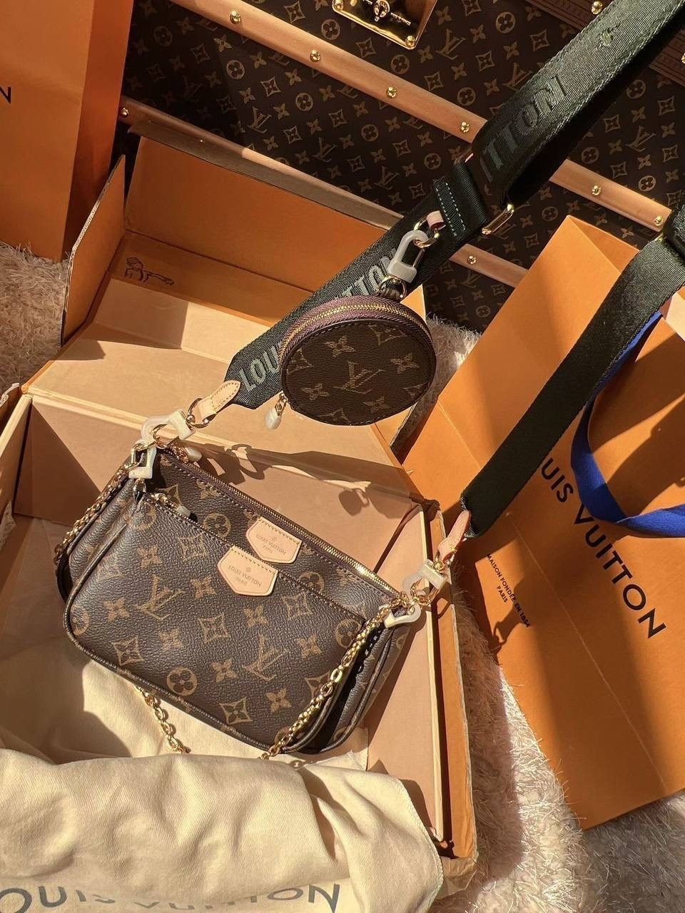 louis vuitton multi pochette,женская сумка louis vuitton,cумка louis vuitton,louis vuitton pochette,сумка louis vuitton 3 в 1