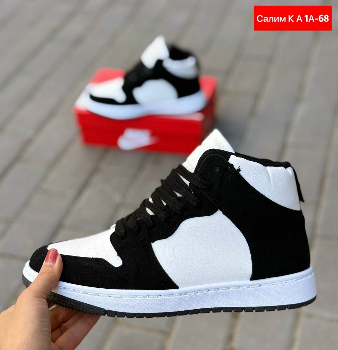 кроссовки,кроссовки nike air jordan 1,баскетбольная ,мужской кроссовки,nike air jordan 1 black white