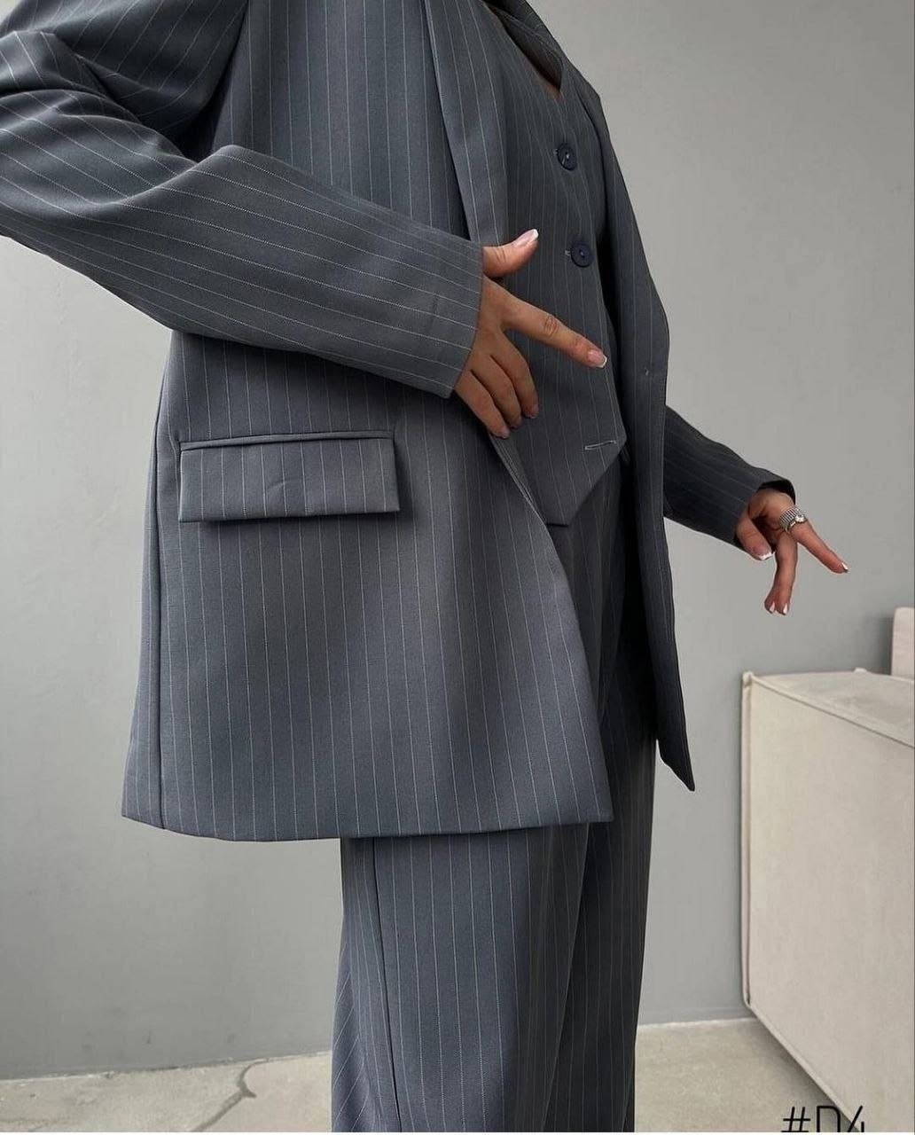 брючный костюм 2058 серый amberastyle,брючный костюм amberа style 2058,женский брючный костюм,брючный костюм,брючный костюм 2058 серый