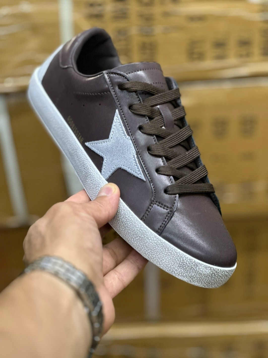 ,кроссовки golden goose,мужские кроссовки golden goose ball star leather/suede star,кеды golden goose,golden goose кеды hi star на платформе черный