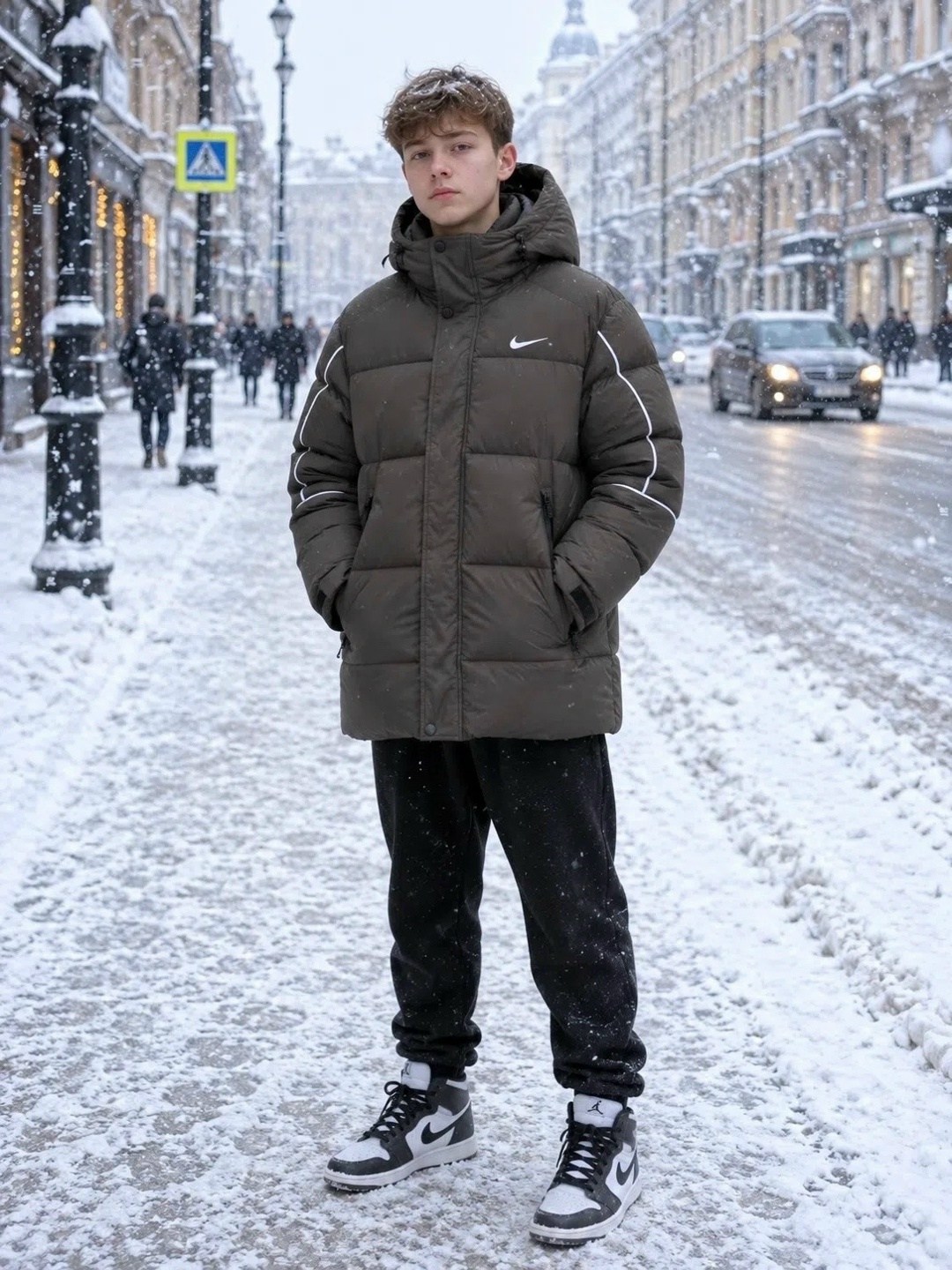 пуховик мужской nike,зимняя куртка nike,куртка зимняя,пуховик nike,куртка