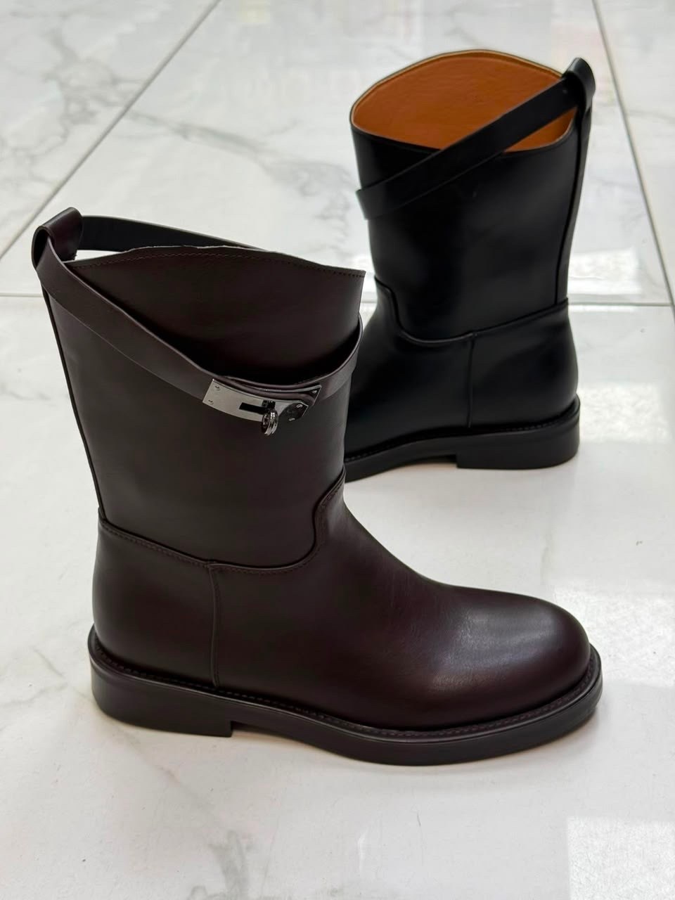 ,ботинки женские,ботинки hermes,полусапоги, женская
