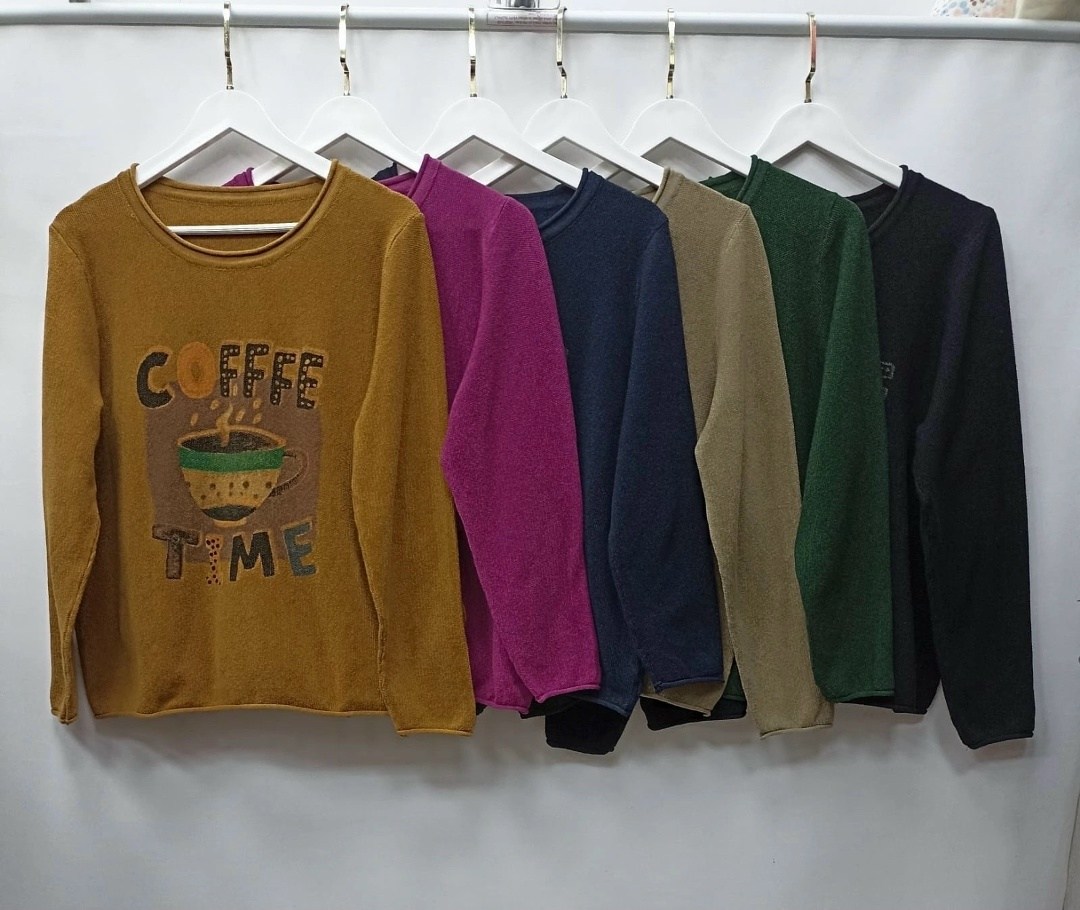 свитшот бохо с двойным низом moda-mo,свитшот женская,свитера женские,модные свитера,вязаный пуловер