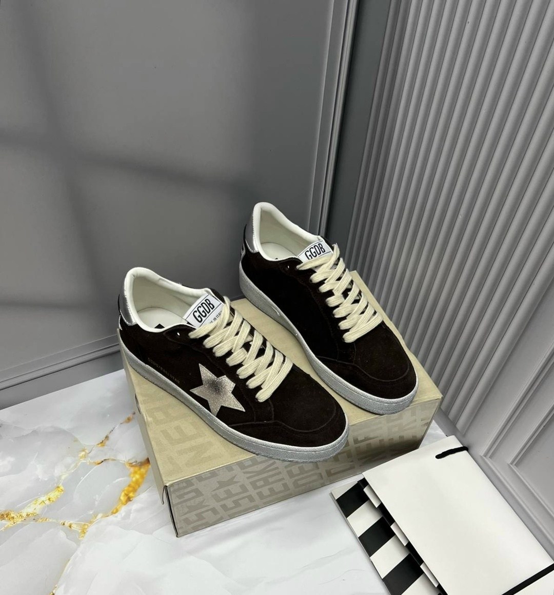 ,кроссовки golden goose,кроссовки bape,коричневые кроссовки ball star golden goose anthracite silver,кеды golden goose