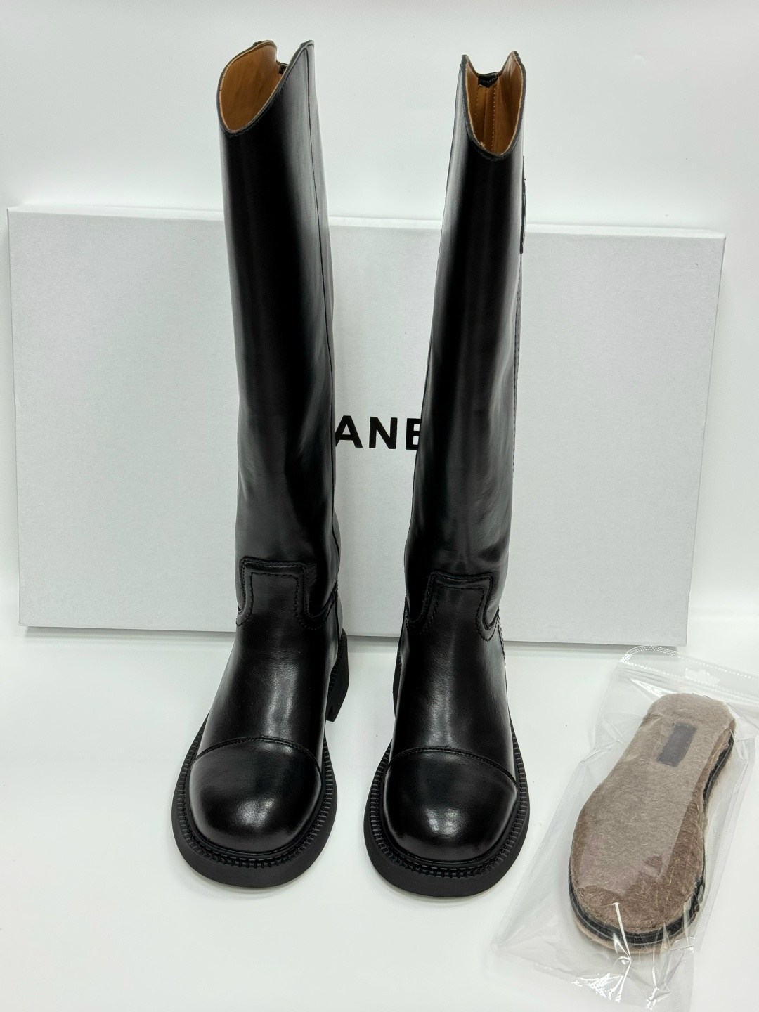 сапоги chanel,сапоги шанель,сапоги,женские сапоги,женские кожаные сапоги chanel premium black