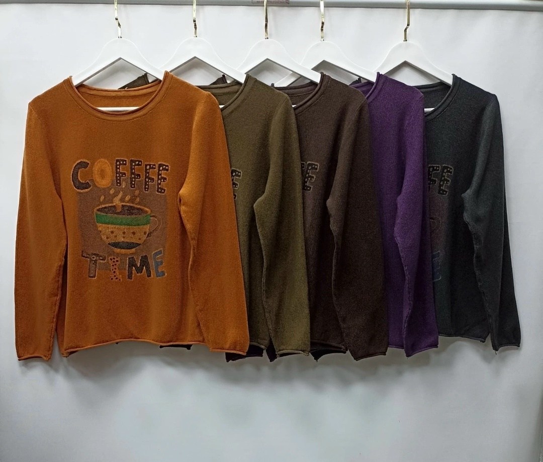 свитшот бохо с двойным низом moda-mo,свитшот женская,свитера женские,модные свитера,вязаный пуловер
