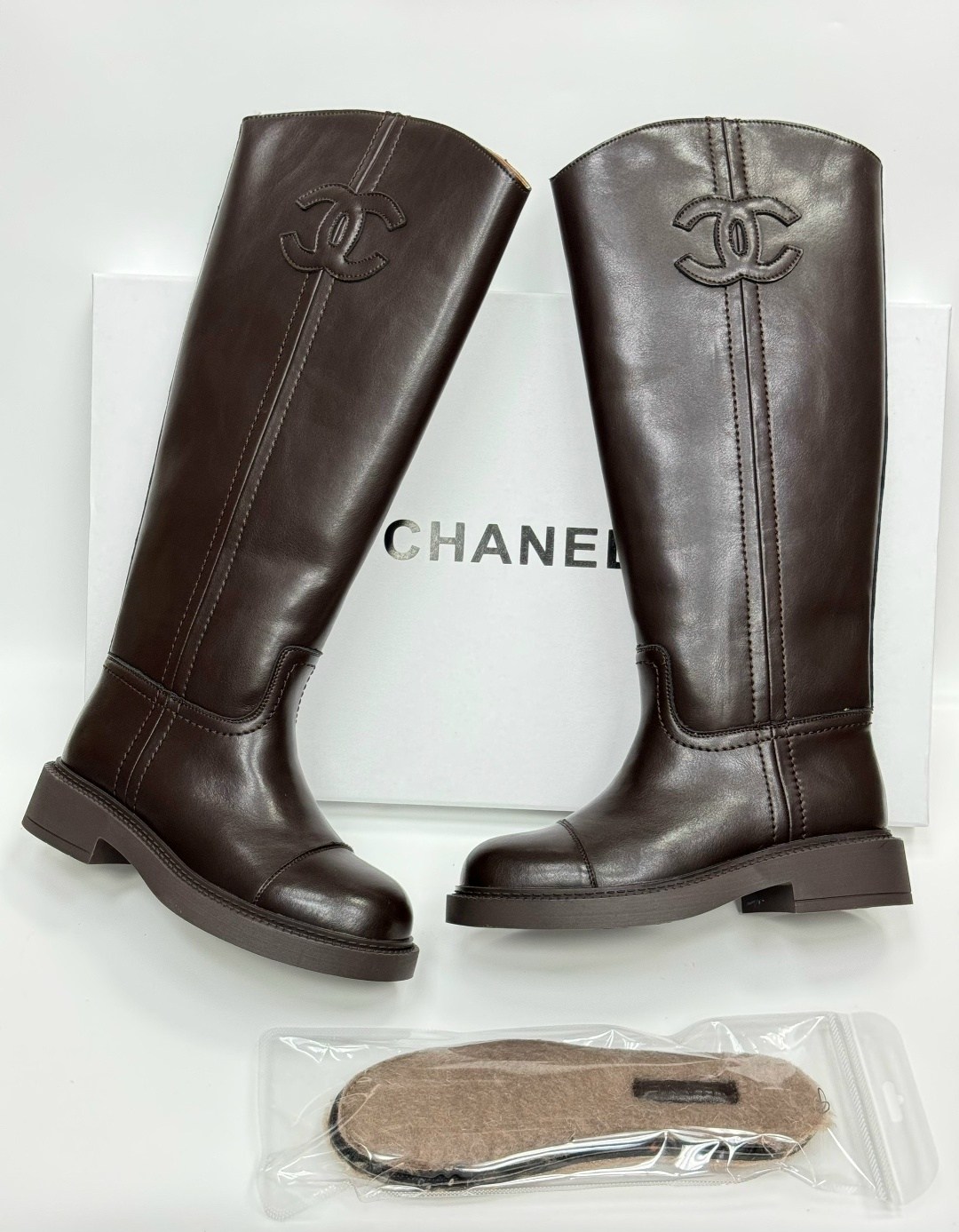 сапоги chanel,сапоги шанель,сапоги,женские сапоги,женские кожаные сапоги chanel premium black