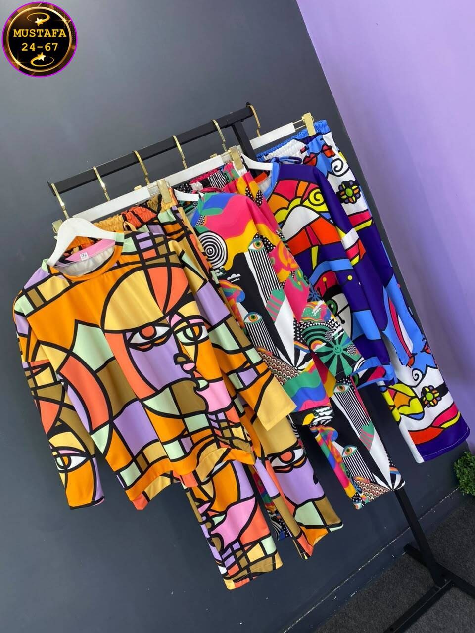 костюм двойка трикотаж,костюм с принтом,костюм трикотажный женский,костюм женский,костюм двойка