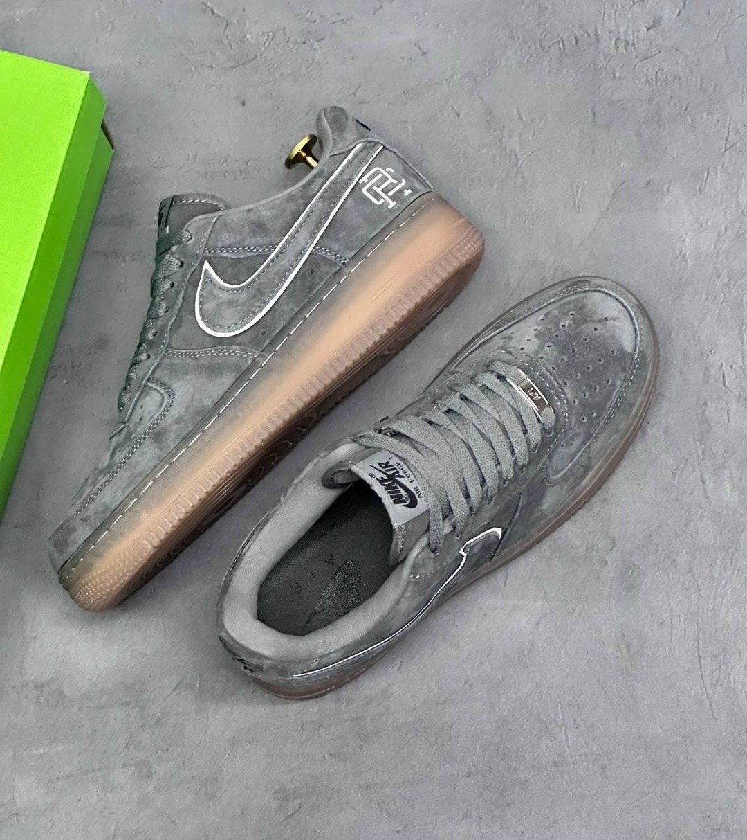 кросcовки nike air force 1,мужские кроссовки nike air force 1,nike x reigning champ air force 1 low,nike x reigning champ air force 1 low серые замша мужские,nike air force 1 low