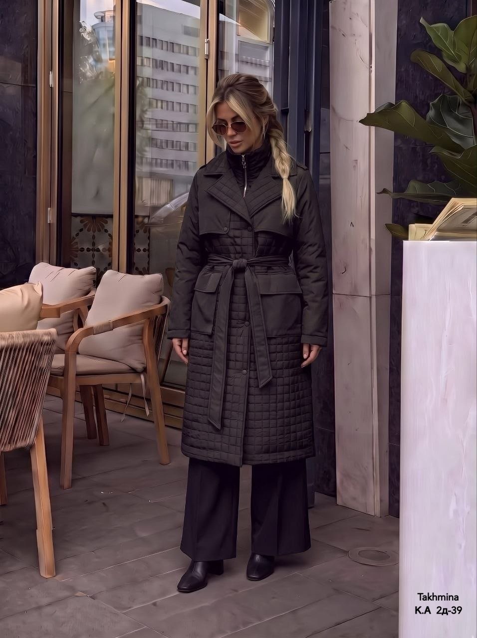 стеганое пальто,пальто модное,пальто стеганое с костюмом,стеганое пальто женское,стеганое демисезонное пальто