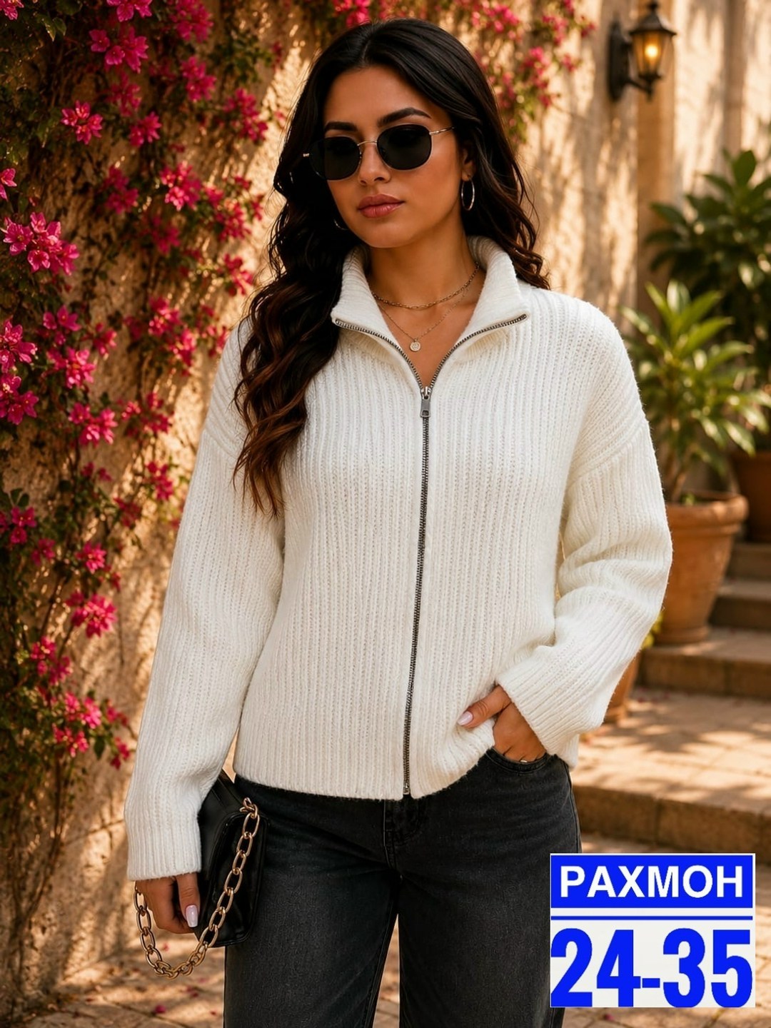 модные свитера,свитер с горлом на молнии оверсайз kk fashion,женские вязаные свитера,женская кофта,женский свитер