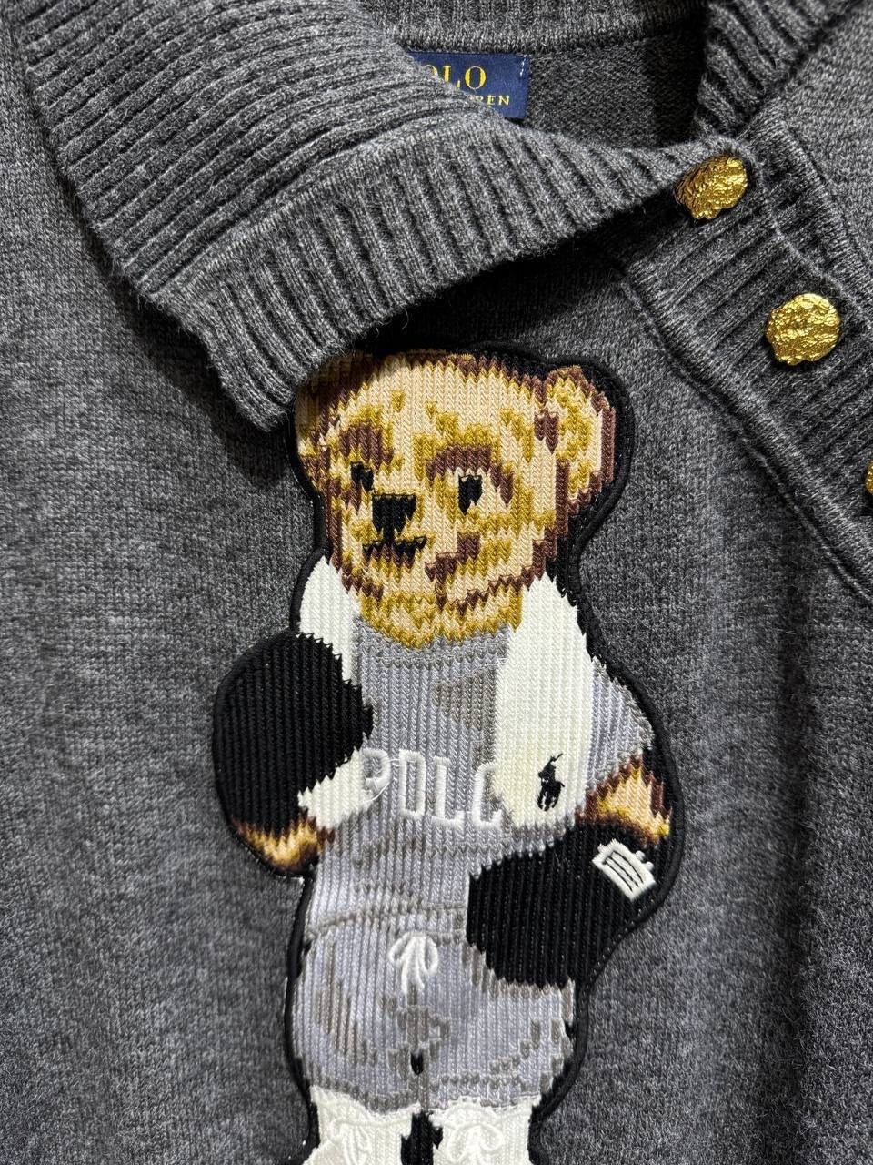 джемпер polo ralph lauren,свитер ralph lauren,свитер с мишкой,свитер с вышивкой,вязаные свитера