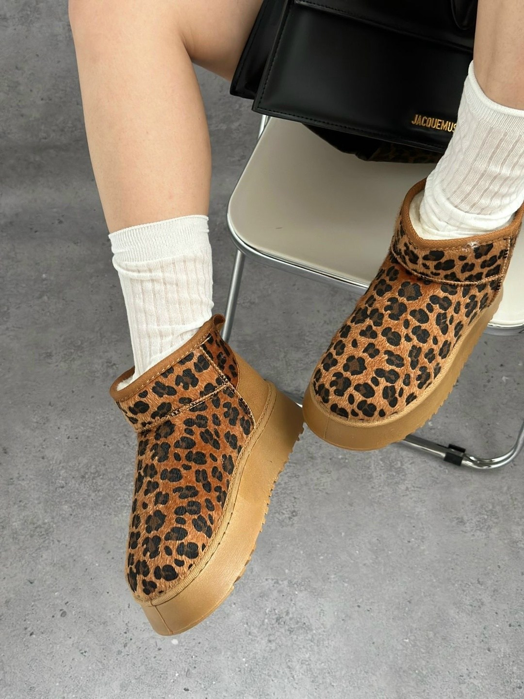 леопардовые угги женские короткие shoe world 264220472,леопардовые угги,угги женские,угги леопардовые на платформе,ботинки с леопардовым принтом