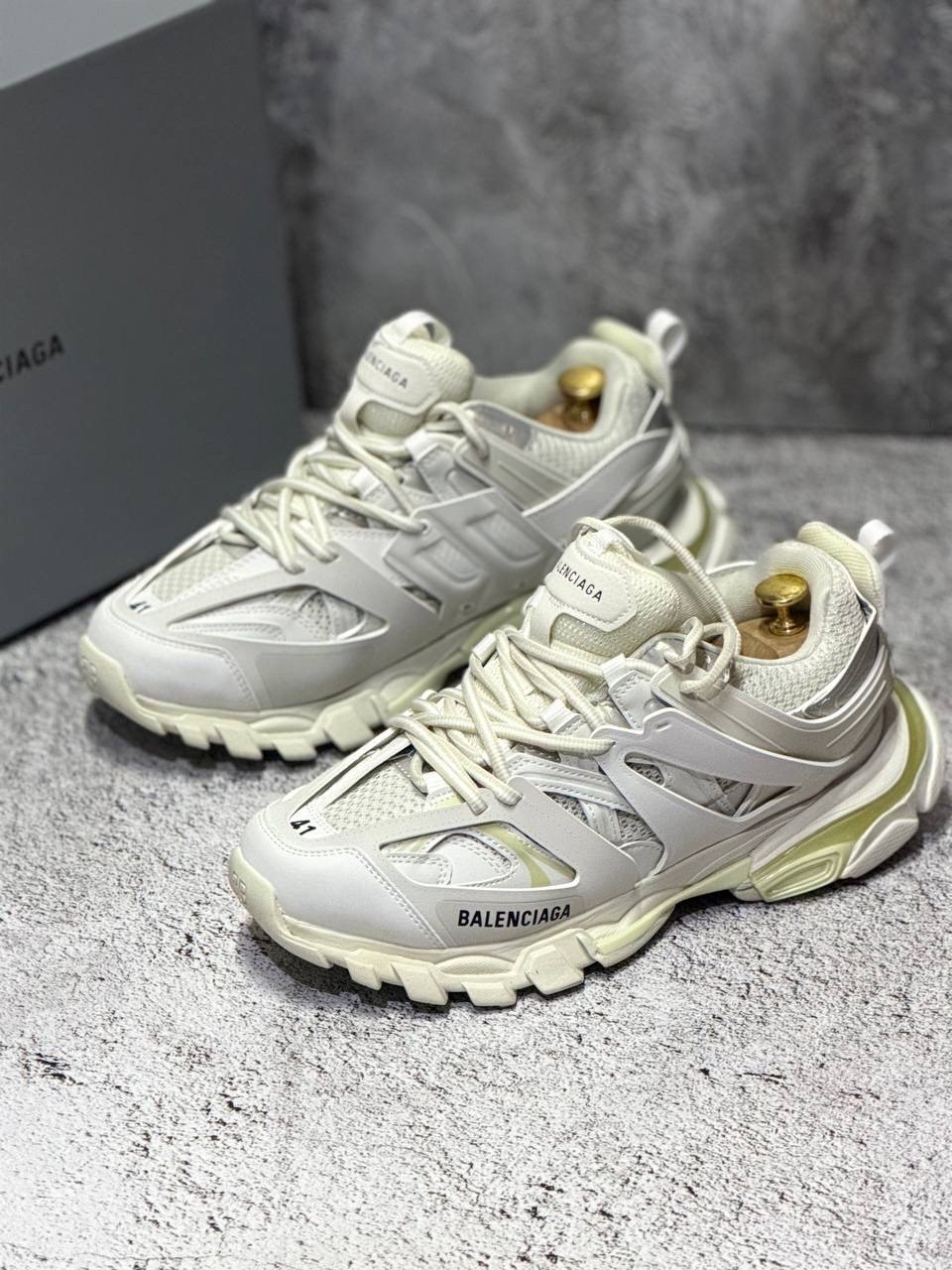 кроссовки balenciaga track,кроссовки balenciaga,кроссовки мужские "balenciaga track" р. 41-45,кроссовки balenciaga track trainers white,кроссовки баленсиага трек белые