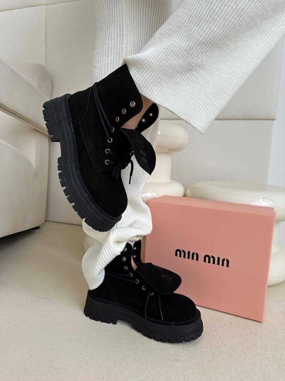 ,ботинки miu miu,ботинки женские miu miu,ботинки женские,ботинки миу миу