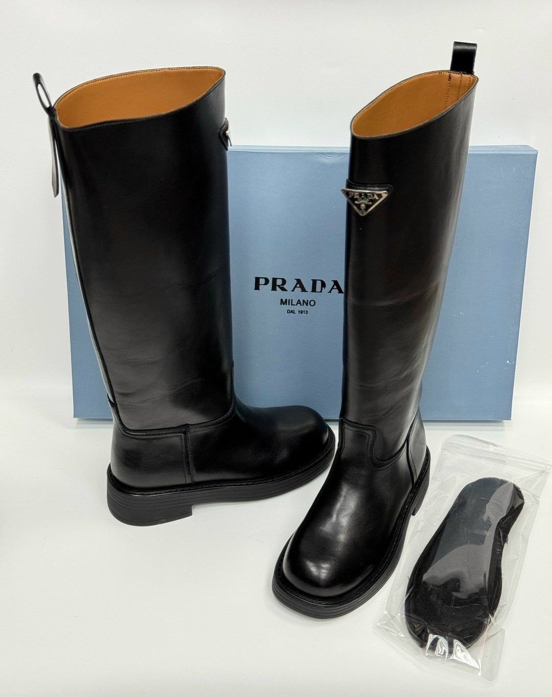 сапоги prada,сапоги прада,женские сапоги,высокие сапоги,