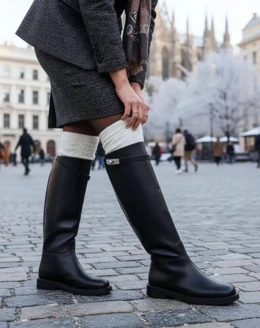 сапоги,сапоги hermes,женские сапоги,демисезонные сапоги,сапоги трубы