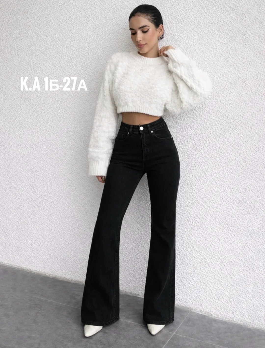 джинсы клеш с высокой посадкой h&a collection,джинсы женские клеш,джинсы клеш черные,женские джинсы клеш с высокой посадкой,джинсы клеш от колена черные h&a collection