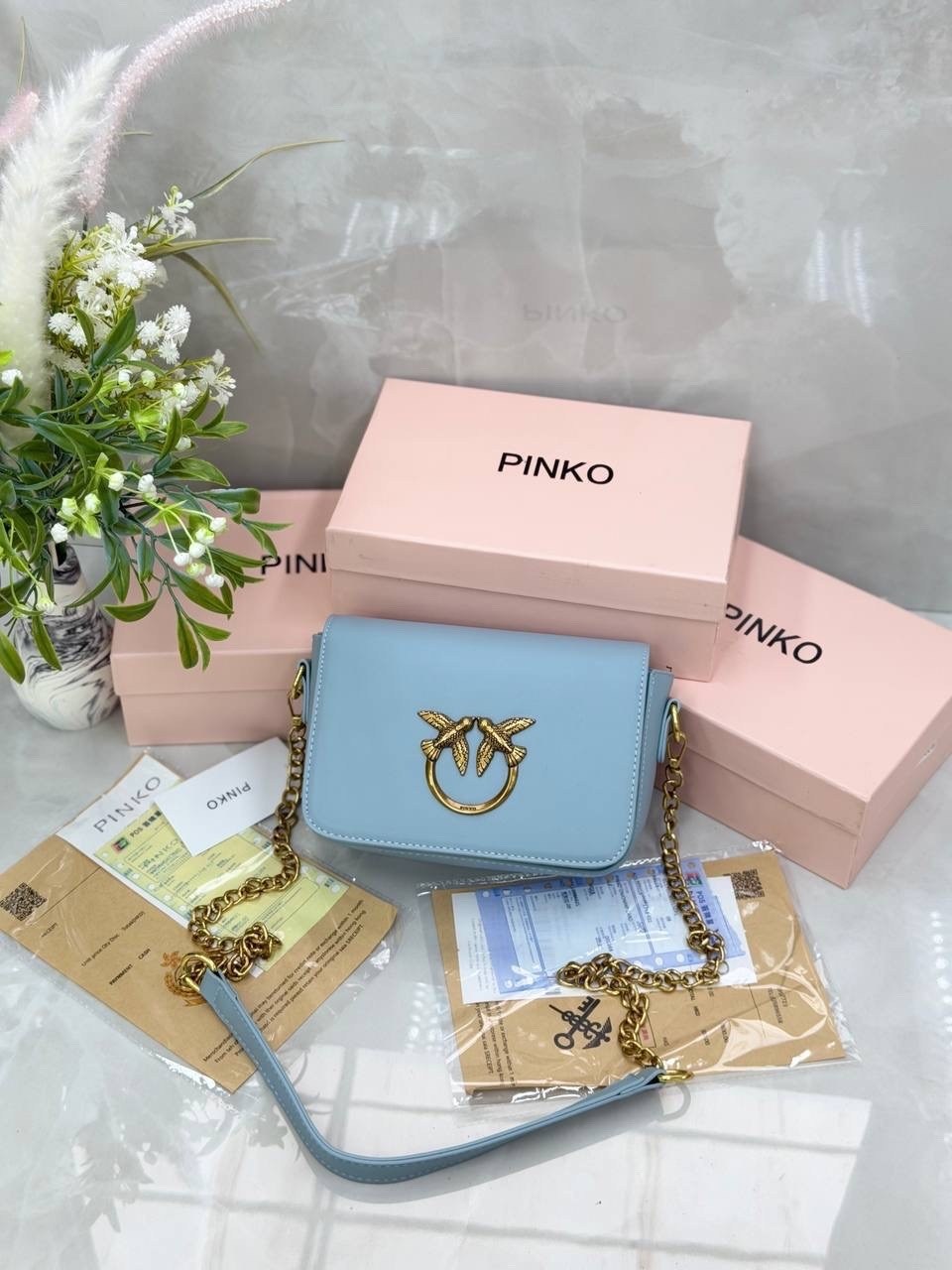 сумка pinko,pinko сумка на плечо,сумка pinko голубая,сумка pinko женская,женская сумка