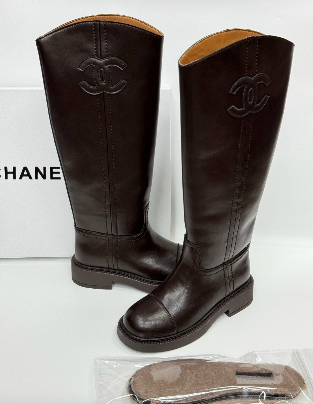 сапоги chanel,сапоги шанель,сапоги,женские сапоги,женские кожаные сапоги chanel premium black