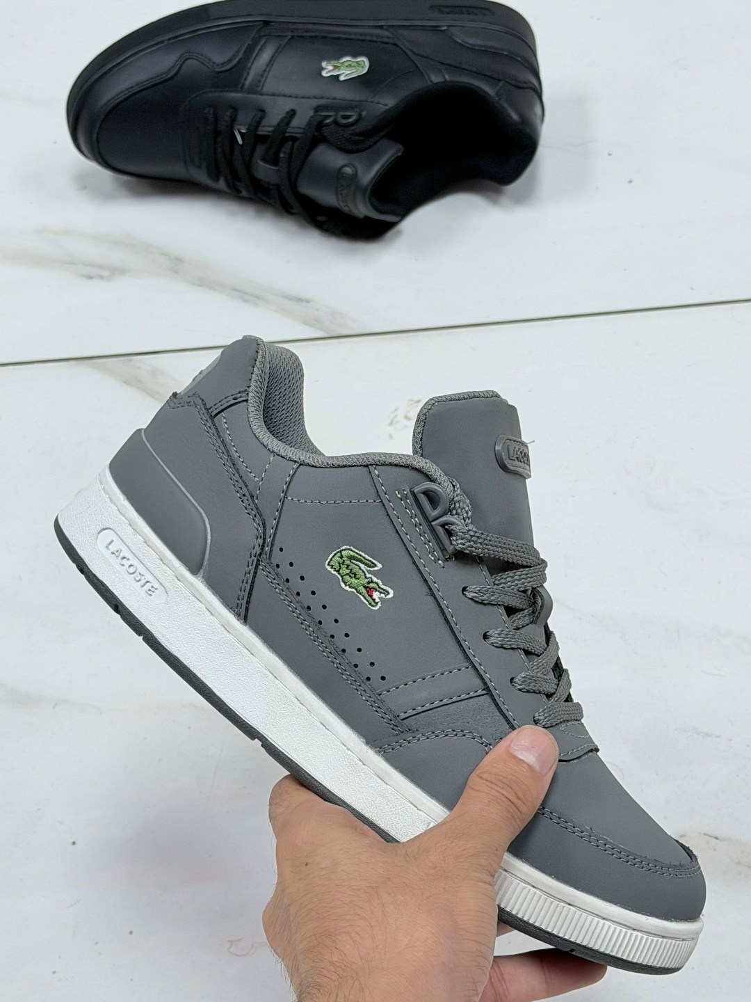 кроссовки lacoste,кеды lacoste,lacoste мужские кроссовки,мужские кроссовки lacoste t-clip set цвет синий размер 46 eu,женские кроссовки lacoste