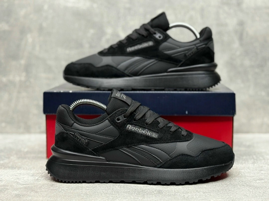 мужские кроссовки reebok,кроссовки reebok,черные кроссовки reebok,мужские кроссовки reebok cl legacy az h68650 - черные,кроссовки reebok classic leather legacy az