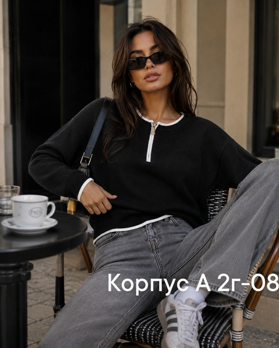 свитер с горлом на молнии оверсайз kk fashion,женский джемпер,женская кофта,свитера женские,свитер