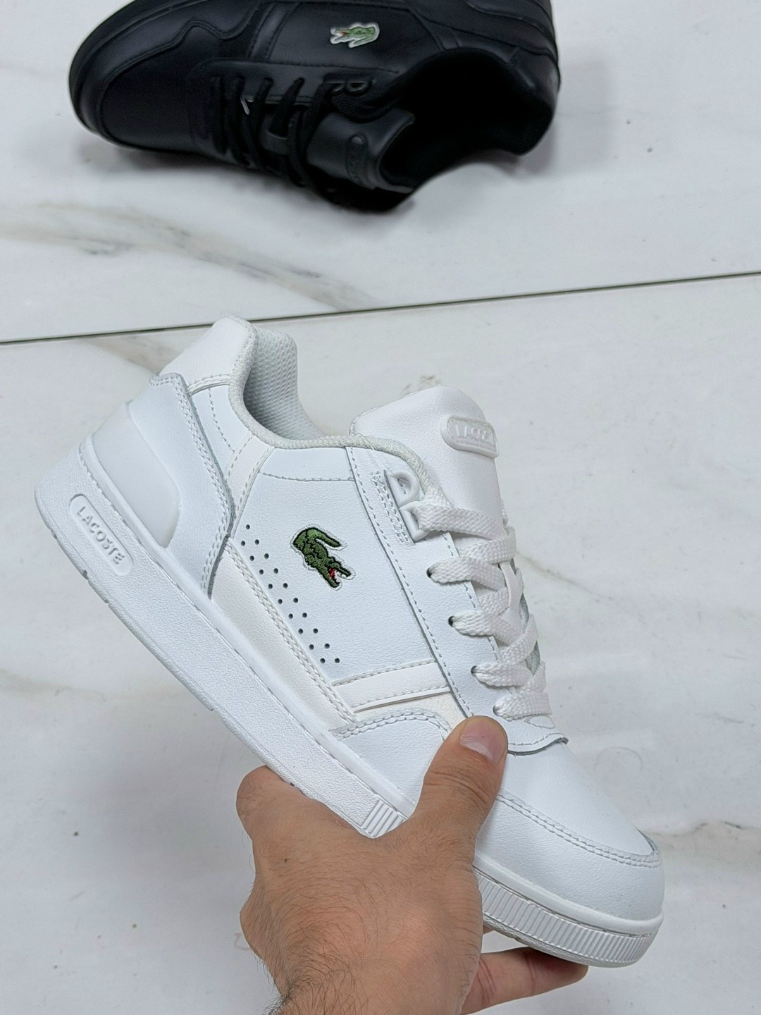 кроссовки lacoste,кеды lacoste,lacoste мужские кроссовки,мужские кроссовки lacoste t-clip set цвет синий размер 46 eu,женские кроссовки lacoste