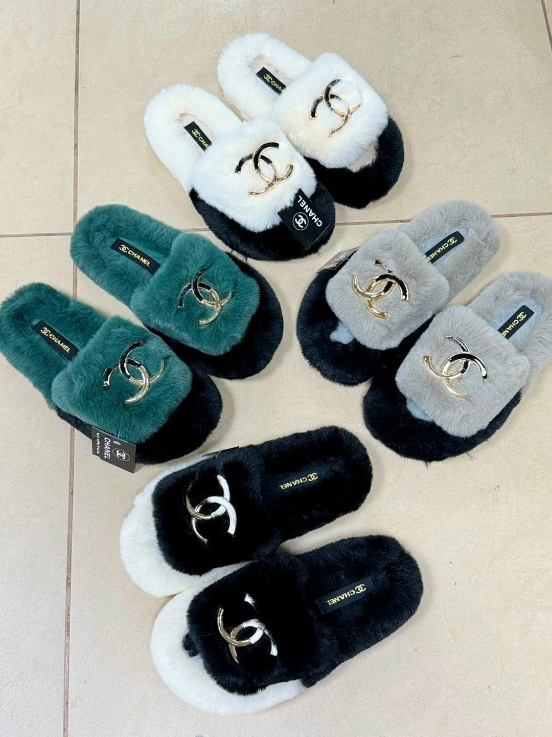 тапочки chanel,тапочки женские,тапки шанель,,модные тапочки