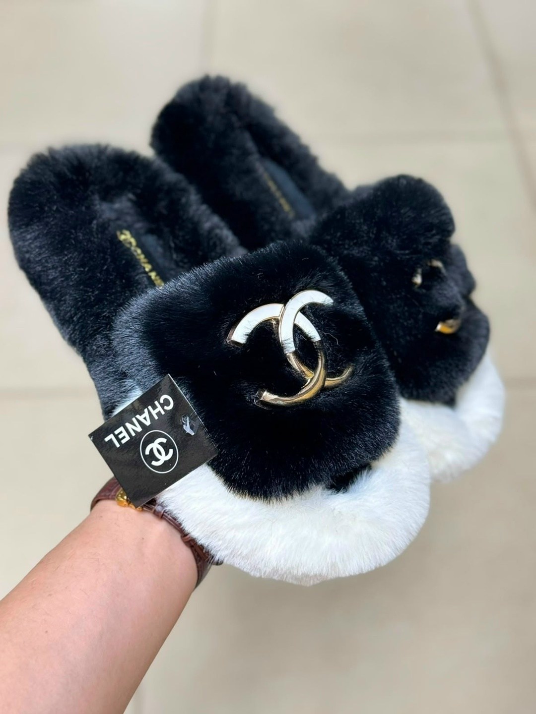 тапочки chanel,тапочки женские,тапки шанель,,модные тапочки