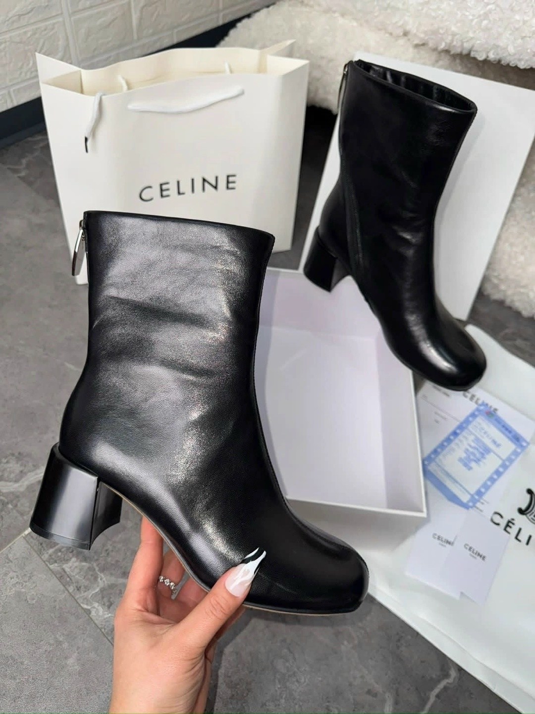 ,ботинки celine,ботильоны женские,женские полусапоги,короткие сапоги