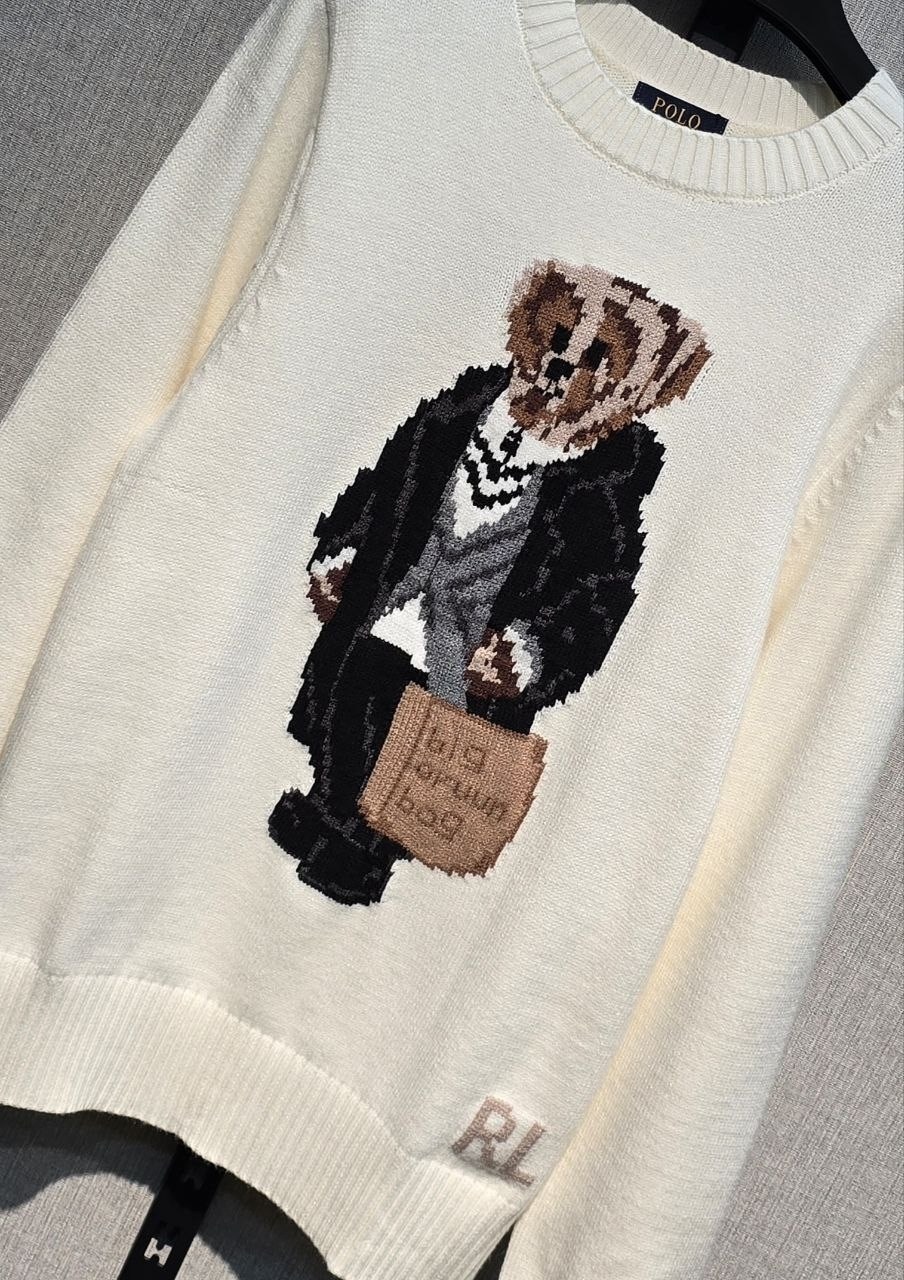 свитер ralph lauren,свитер с мишкой,свитер ralph lauren оригинал,свитер,свитера женские