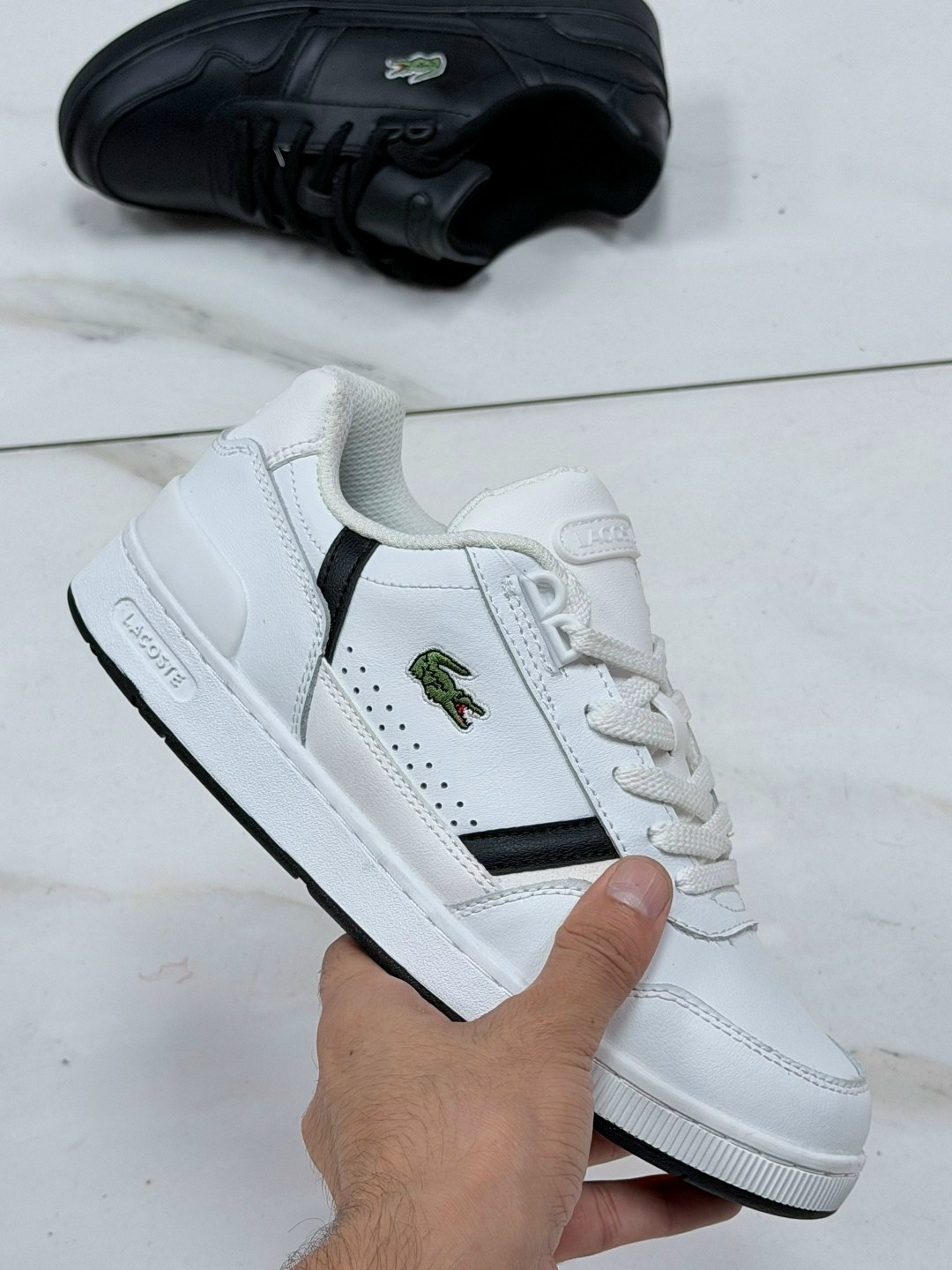 кроссовки lacoste,кеды lacoste,lacoste мужские кроссовки,мужские кроссовки lacoste t-clip set цвет синий размер 46 eu,женские кроссовки lacoste