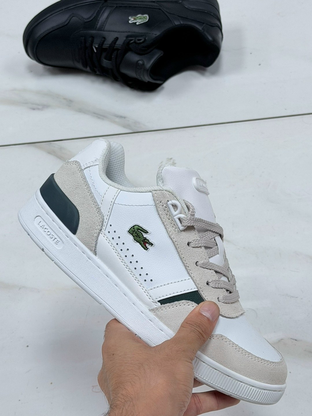 кроссовки lacoste,кеды lacoste,lacoste мужские кроссовки,мужские кроссовки lacoste t-clip set цвет синий размер 46 eu,женские кроссовки lacoste