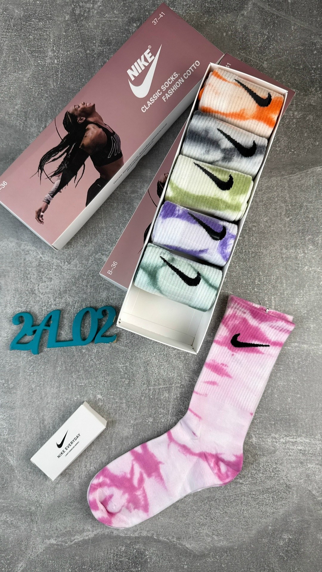 женские носки набор,комплект носков nike,подарочный набор женский носки,наборы носков,носки женские