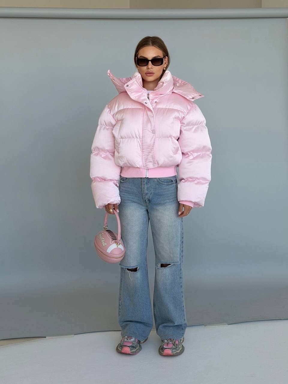 куртка женская feelz hazzle розовая 38 ru,куртка розовая,куртка женская feelz hazzle розовая 40 ru,куртка оверсайз,женская куртка
