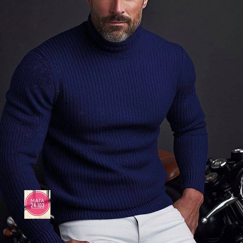 свитер вязаный мужской,turtleneck sweater,свитер мужской,вязаный свитер с горлом,свитер с высоким воротом вязаный