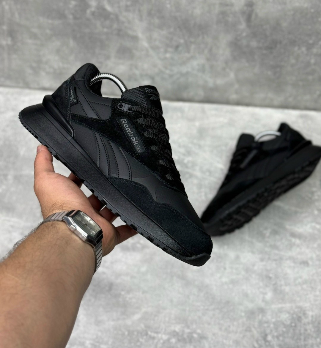 мужские кроссовки reebok,кроссовки reebok,черные кроссовки reebok,кроссовки мужские reebok classic,мужские кроссовки reebok cl legacy az h68650 - черные