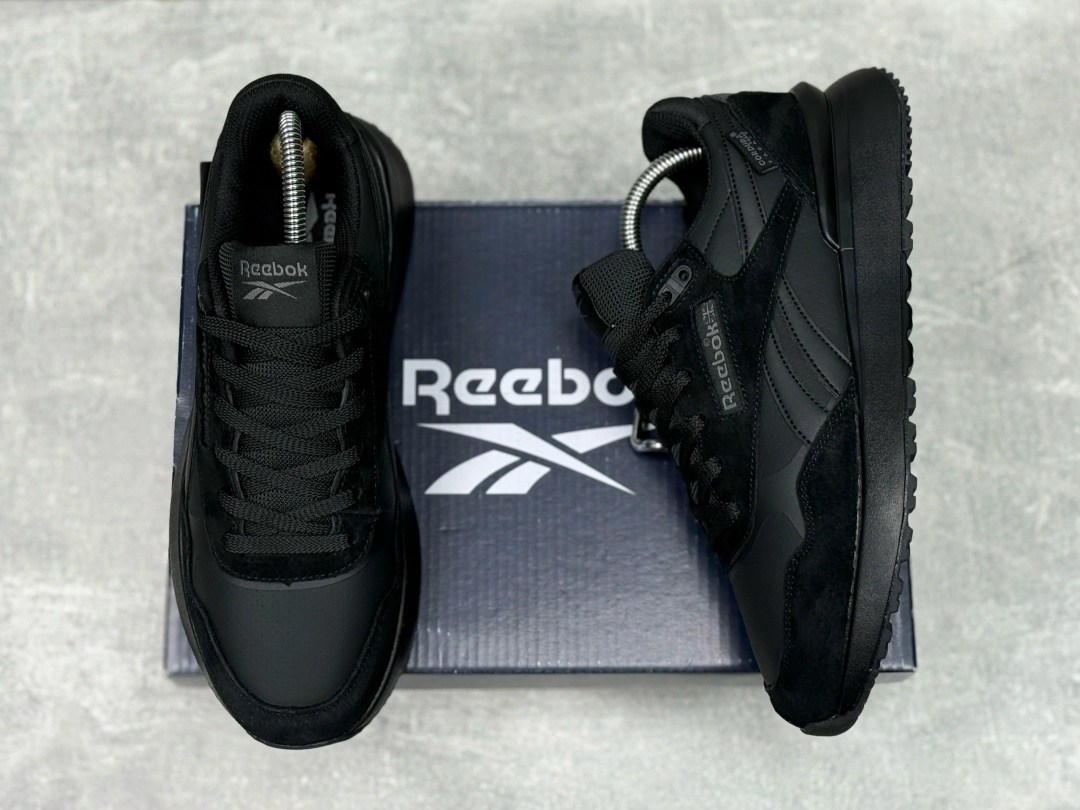 мужские кроссовки reebok,кроссовки reebok,черные кроссовки reebok,мужские кроссовки reebok cl legacy az h68650 - черные,кроссовки reebok classic leather legacy az