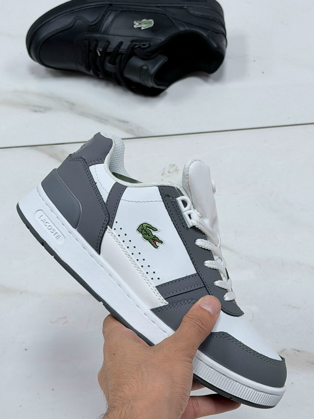 кроссовки lacoste,кеды lacoste,lacoste мужские кроссовки,мужские кроссовки lacoste t-clip set цвет синий размер 46 eu,женские кроссовки lacoste