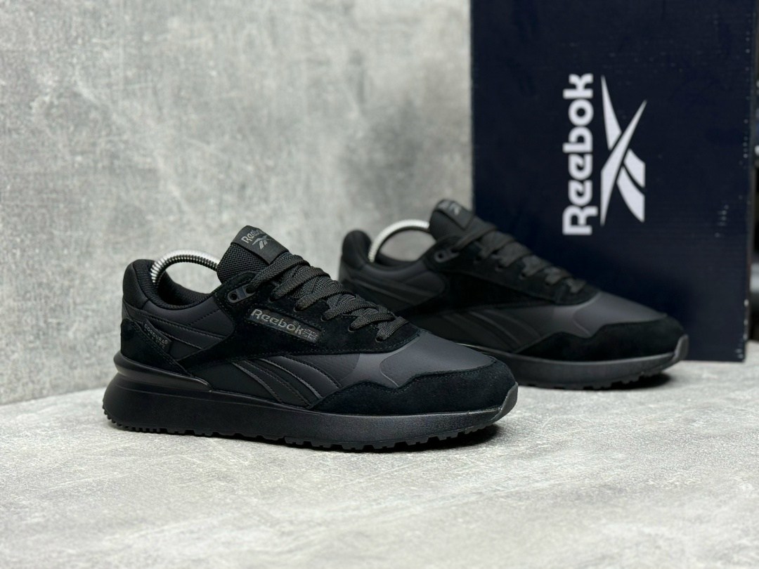 мужские кроссовки reebok,кроссовки reebok,черные кроссовки reebok,кроссовки мужские reebok classic,мужские кроссовки reebok cl legacy az h68650 - черные