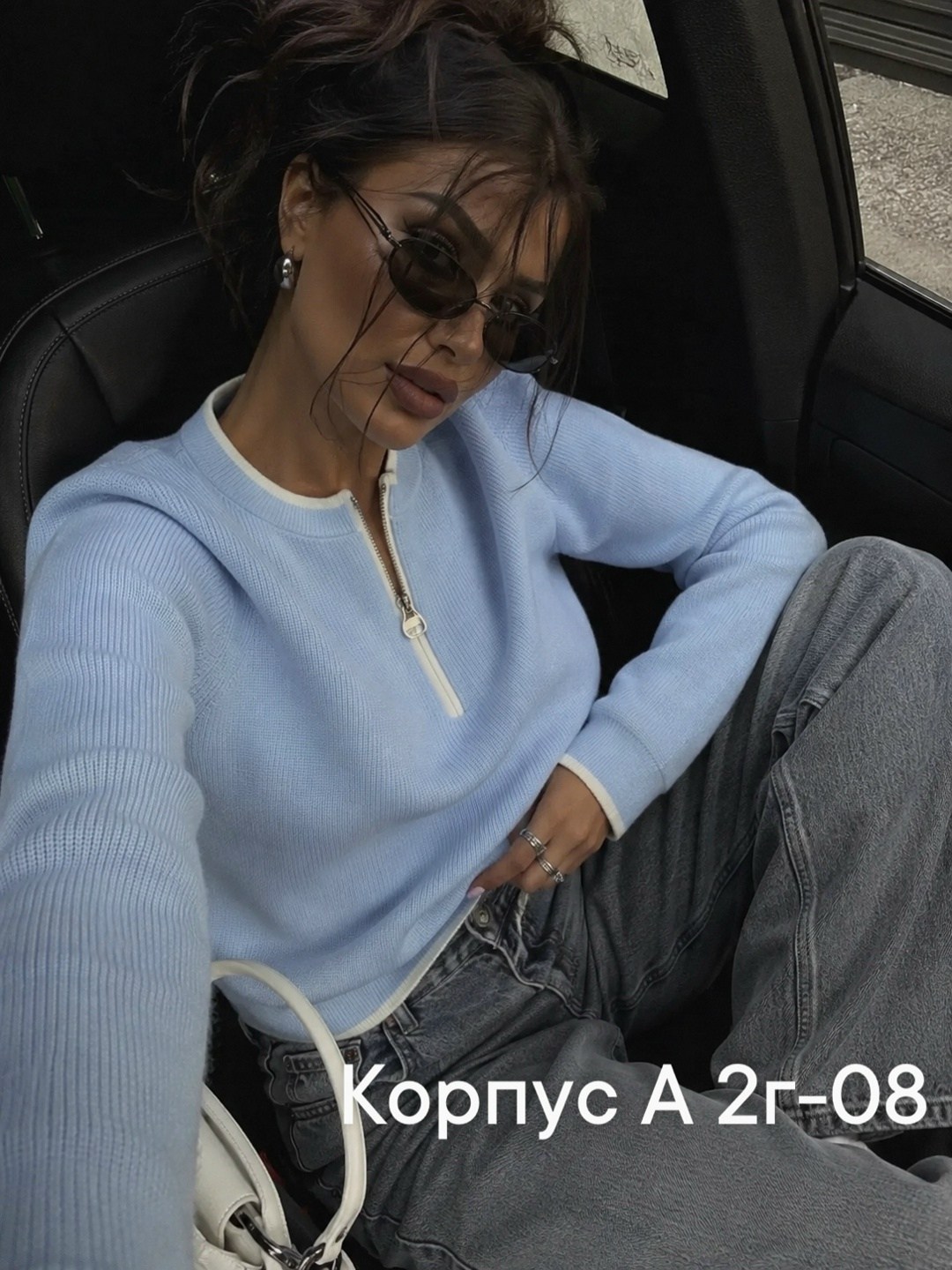 свитер с горлом на молнии оверсайз kk fashion,женский джемпер,женская кофта,свитера женские,свитер