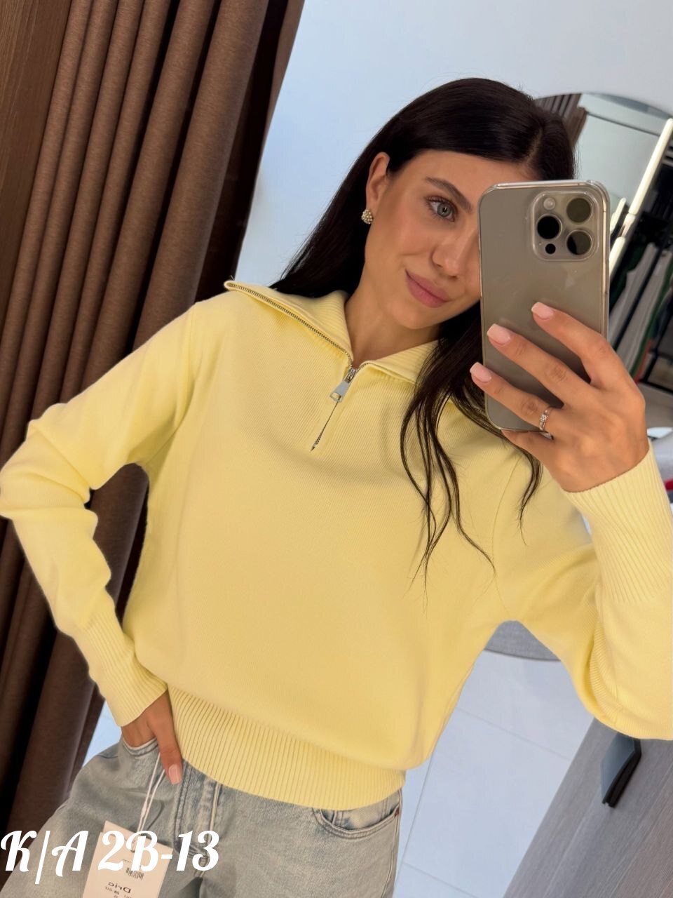свитер с горлом на молнии оверсайз kk fashion,свитера женские,женская кофта,свитер вязаный женский,свитер с замком