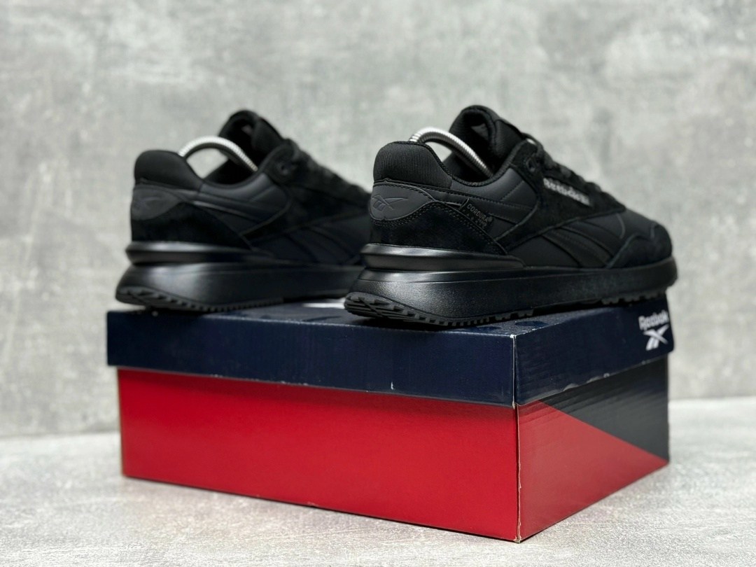 мужские кроссовки reebok,кроссовки reebok,черные кроссовки reebok,мужские кроссовки reebok cl legacy az h68650 - черные,кроссовки reebok classic leather legacy az