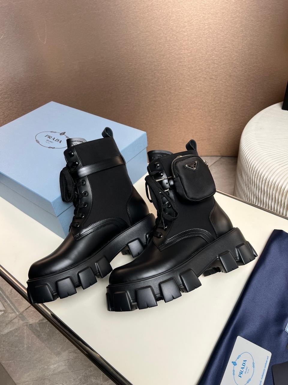ботинки женские prada,ботинки prada,ботинки женские,,prada combat boots