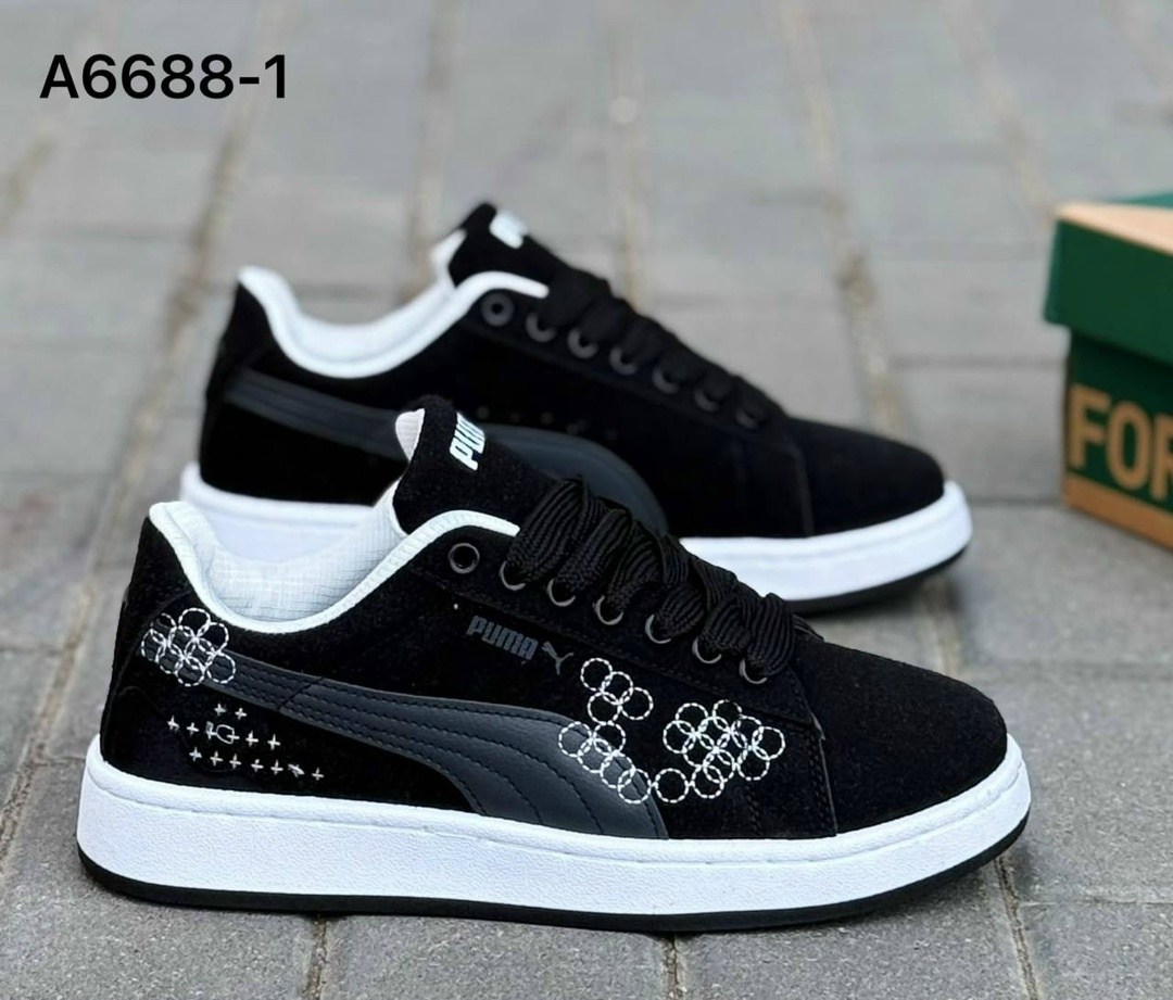 puma кроссовки,,кроссовки женскиe,кроссовки замша, спортивная