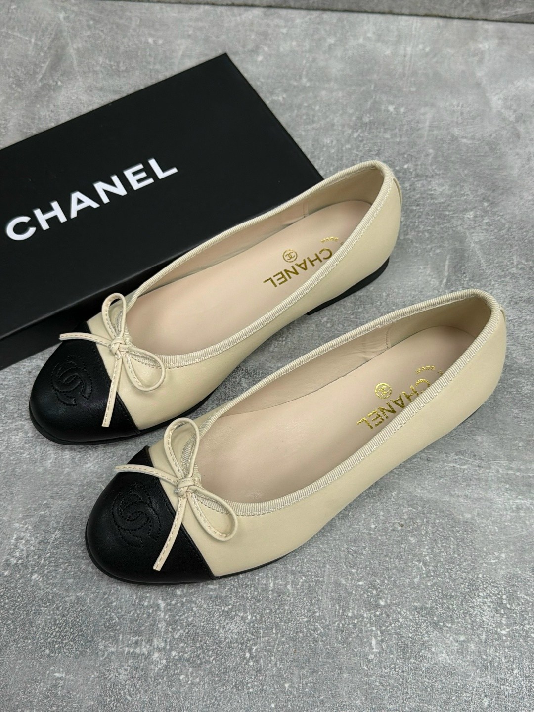 балетки chanel,шанель балетки,chanel бежевые кожаные балетки для женщин,,туфли шанель