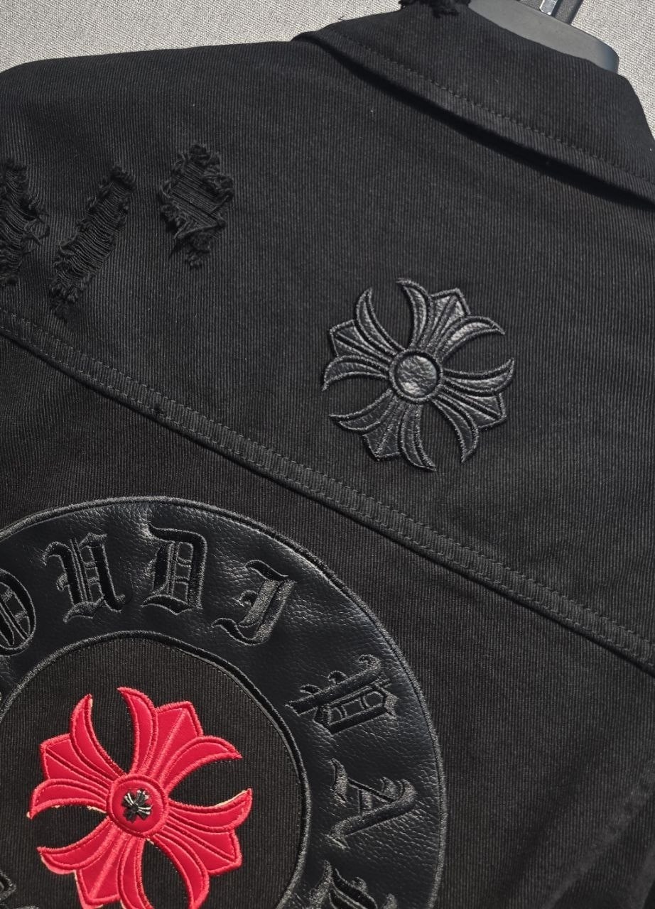 джинсовая куртка,джинсовая куртка chrome hearts,модные джинсовые куртки,джинсовка куртка,джинсовая курточка